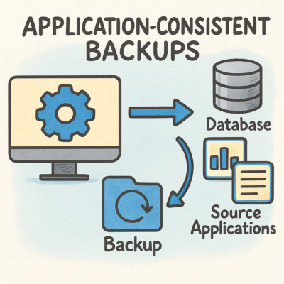 App-consistent backups of a Linux VM